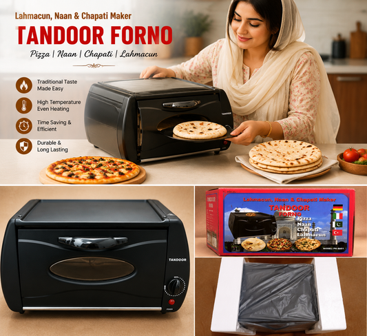 Imported Electric Tandoor Al-Borz For Naan, Chapati & Pizza Maker 15L Large Size