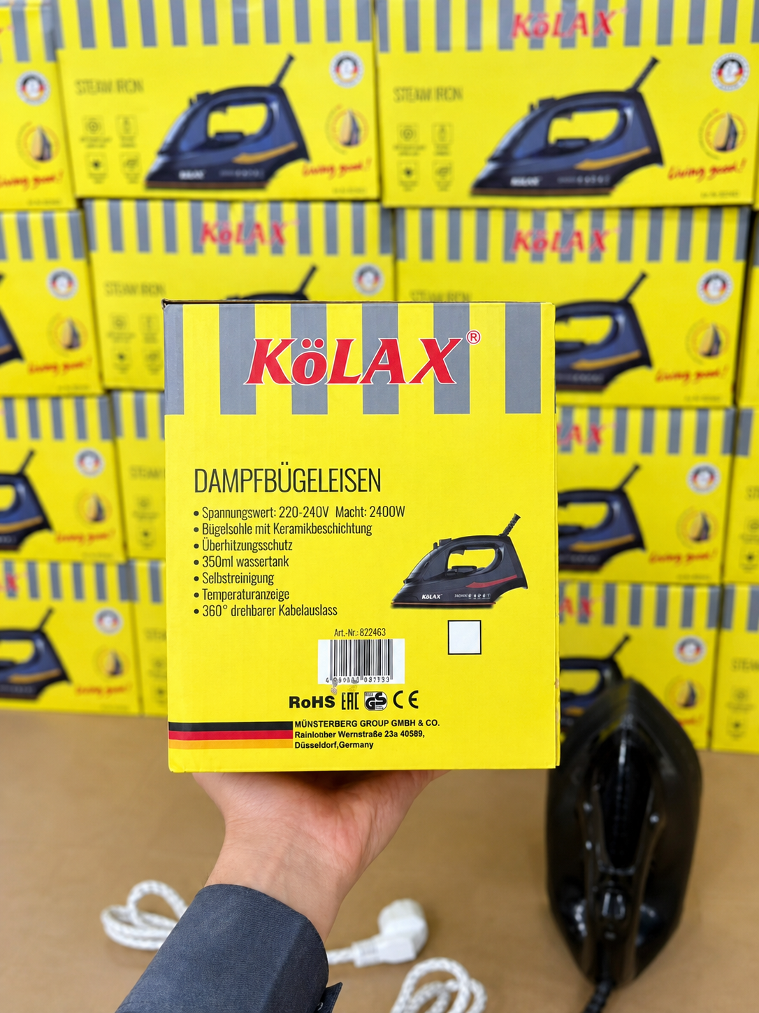 Kolax German-Brand Steam Iron