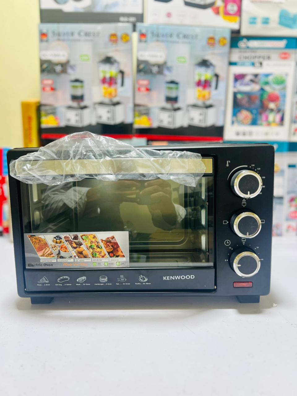 Kenwood 25L Electric Baking Oven  toaster  With Double Tray & Rotisserie Grill  ,  1300 Watt