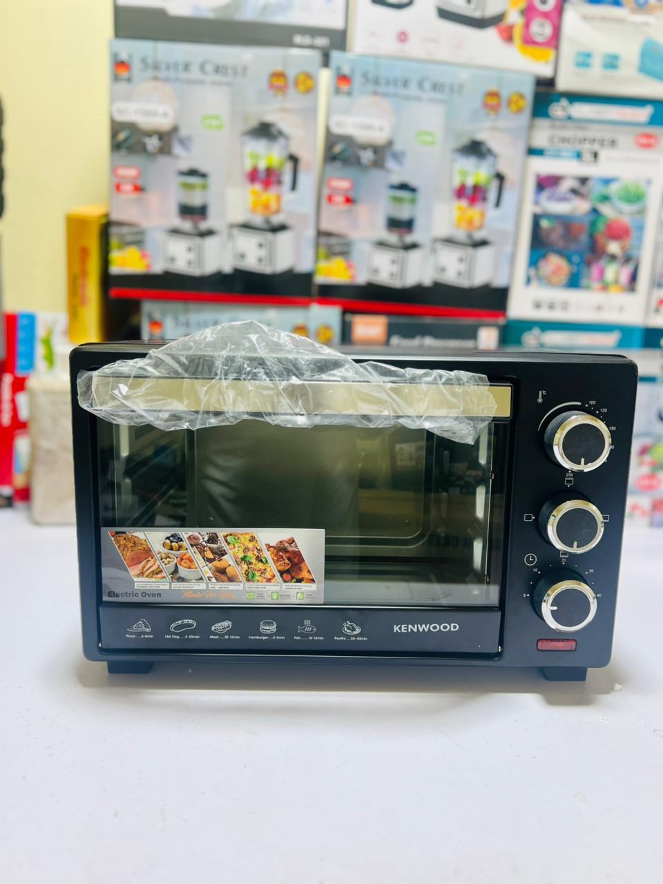Kenwood 25L Electric Baking Oven  toaster  With Double Tray & Rotisserie Grill  ,  1300 Watt