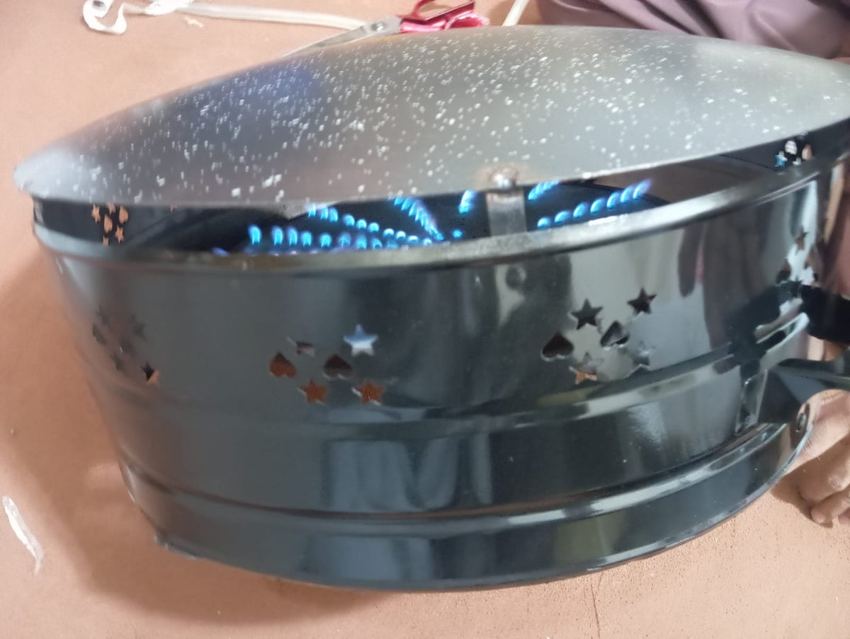Irani Design Tawa – Gas Chapati Maker | Blue Flame