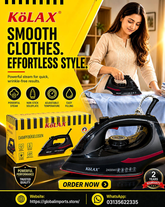 Kolax German-Brand Steam Iron